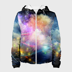 Женская куртка Светящиеся точки и дым