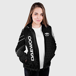 Куртка с капюшоном женская Daewoo Карбон, цвет: 3D-черный — фото 2