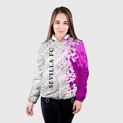 Куртка с капюшоном женская Sevilla pro football: по-вертикали, цвет: 3D-белый — фото 2