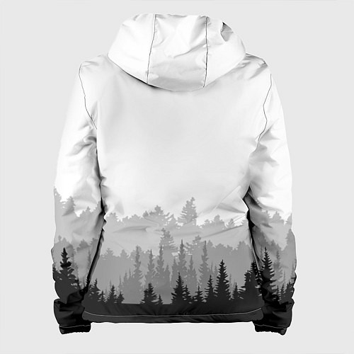 Женская куртка Птицы над лесом / 3D-Черный – фото 2