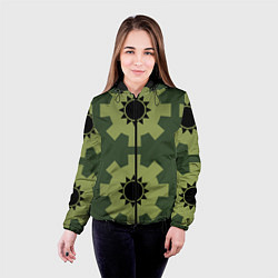 Куртка с капюшоном женская Зоро One Piece - Вано, цвет: 3D-черный — фото 2