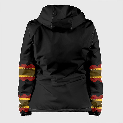 Женская куртка Червонная королева Верх / 3D-Черный – фото 2