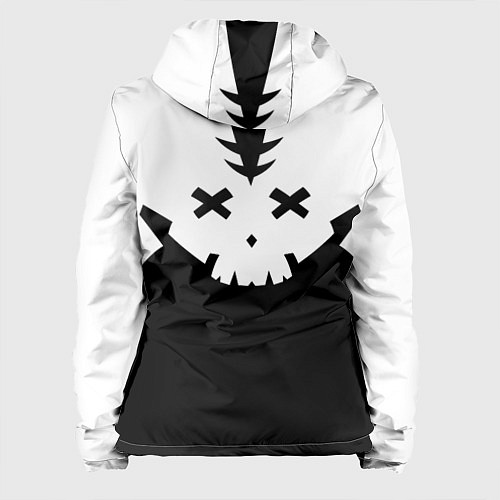 Женская куртка Татуировка Ребекки - ЧБ / 3D-Черный – фото 2