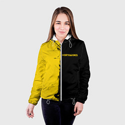 Куртка с капюшоном женская Arasaka corporation, цвет: 3D-белый — фото 2