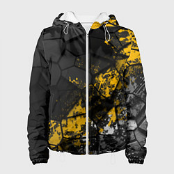 Куртка с капюшоном женская Имперская геометрия, цвет: 3D-белый