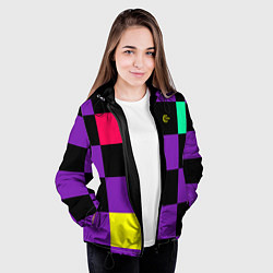 Куртка с капюшоном женская FIRM прямо из 80х, цвет: 3D-черный — фото 2