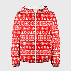 Женская куртка New Years winter pattern