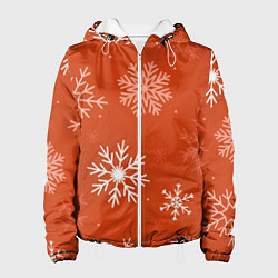 Куртка с капюшоном женская Orange snow, цвет: 3D-белый