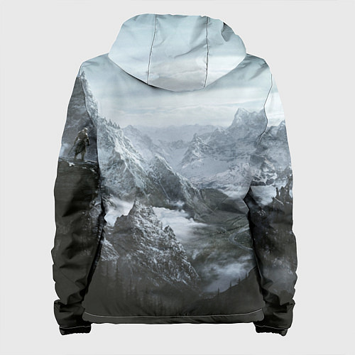 Женская куртка Природа Скайрима / 3D-Черный – фото 2