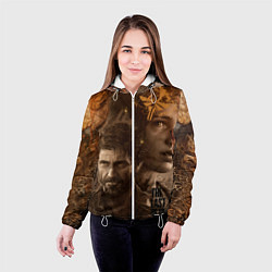 Куртка с капюшоном женская Джоэл и Элли - The Last of Us, цвет: 3D-белый — фото 2