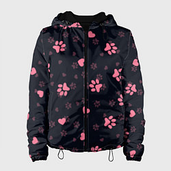 Женская куртка Лапки котиков