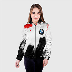 Куртка с капюшоном женская BMW art, цвет: 3D-черный — фото 2