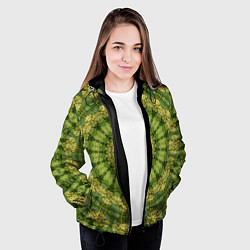 Куртка с капюшоном женская Изобилие и богатство, цвет: 3D-черный — фото 2