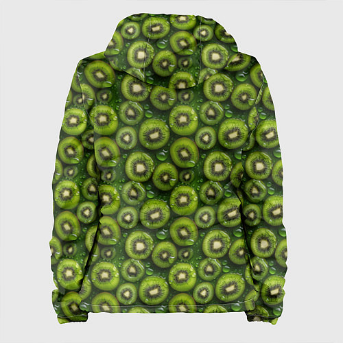 Женская куртка Сочная текстура из мелкого киви / 3D-Черный – фото 2