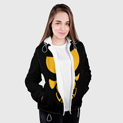 Куртка с капюшоном женская Wu-Tang Clan samurai, цвет: 3D-белый — фото 2