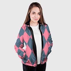 Куртка с капюшоном женская Хаул, цвет: 3D-черный — фото 2