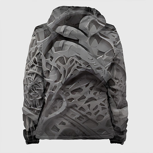 Женская куртка Лунный пейзаж / 3D-Черный – фото 2