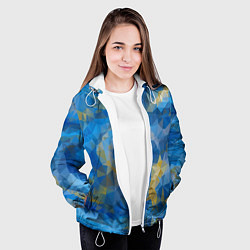 Куртка с капюшоном женская Blue style, цвет: 3D-белый — фото 2