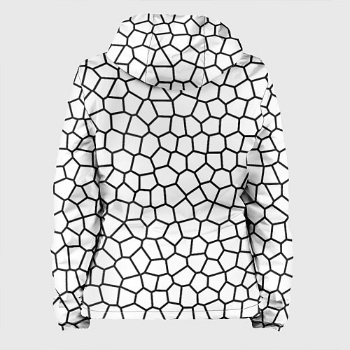 Женская куртка Мозаика белый / 3D-Черный – фото 2