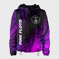Куртка с капюшоном женская Pink Floyd violet plasma, цвет: 3D-черный