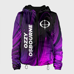 Куртка с капюшоном женская Ozzy Osbourne violet plasma, цвет: 3D-черный