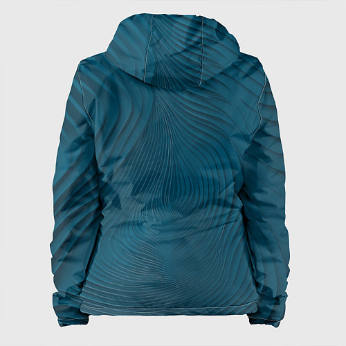 Женская куртка Фантазия в синем / 3D-Черный – фото 2