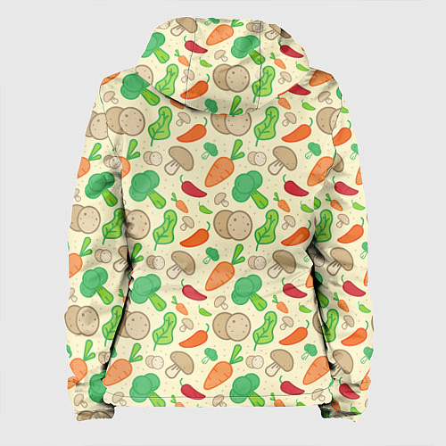 Женская куртка Овощной рецепт / 3D-Черный – фото 2