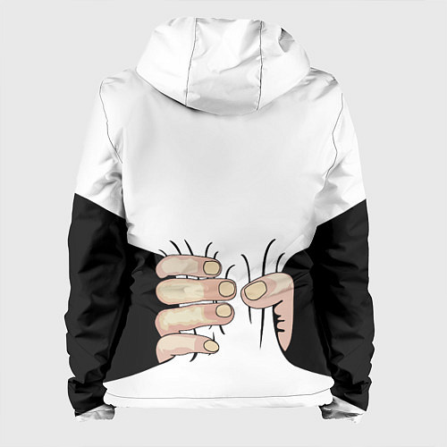 Женская куртка Рука сжимает талию / 3D-Черный – фото 2