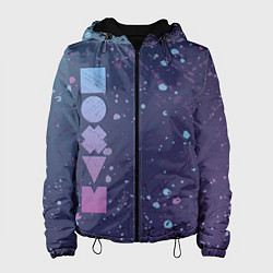 Куртка с капюшоном женская Все равно, цвет: 3D-черный