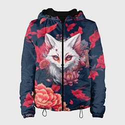 Куртка с капюшоном женская Братец лис, цвет: 3D-черный