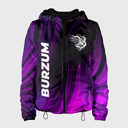 Куртка с капюшоном женская Burzum violet plasma, цвет: 3D-черный