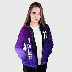 Куртка с капюшоном женская Architects просто космос, цвет: 3D-черный — фото 2