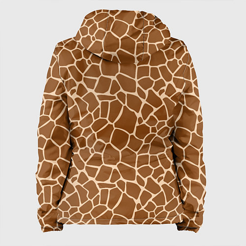 Женская куртка Пятнистая шкура жирафа / 3D-Черный – фото 2
