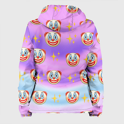 Женская куртка Узор с Клоунами / 3D-Черный – фото 2