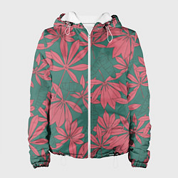 Куртка с капюшоном женская Pink nature, цвет: 3D-белый