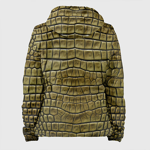 Женская куртка Текстура кожи крокодила / 3D-Черный – фото 2