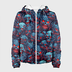 Женская куртка Monster skulls pattern