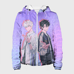 Куртка с капюшоном женская Персонажи - Агенты времени, цвет: 3D-белый