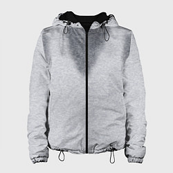 Куртка с капюшоном женская С пятнами пота, цвет: 3D-черный