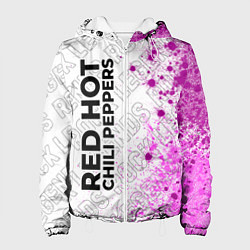 Куртка с капюшоном женская Red Hot Chili Peppers rock legends: по-вертикали, цвет: 3D-белый