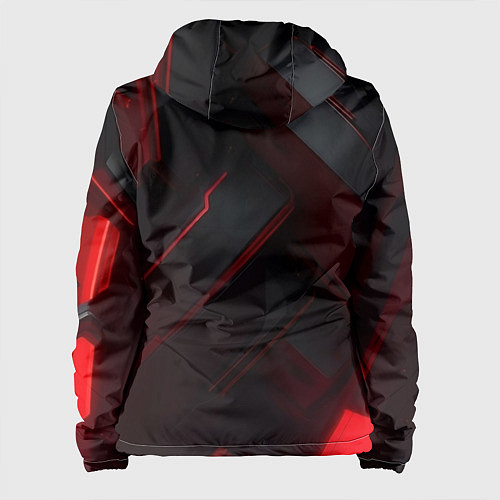 Женская куртка Красная бесконечность / 3D-Черный – фото 2