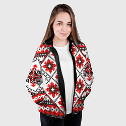 Куртка с капюшоном женская Удмурт мода, цвет: 3D-черный — фото 2