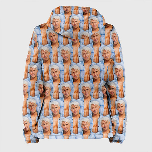 Женская куртка Паттерн - Райан Гослинг / 3D-Черный – фото 2