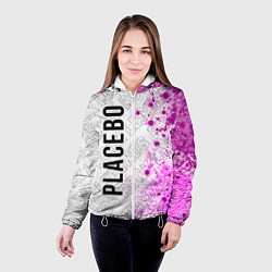 Куртка с капюшоном женская Placebo rock legends: по-вертикали, цвет: 3D-белый — фото 2