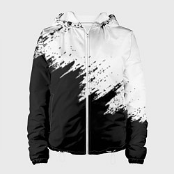 Куртка с капюшоном женская Краска и больше ничего лишнего, цвет: 3D-белый