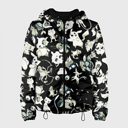 Куртка с капюшоном женская Пикачу и сборник аниме покемонов, цвет: 3D-черный