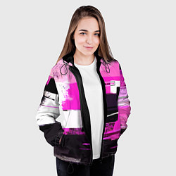 Куртка с капюшоном женская Black pink - girl-group - South Korea, цвет: 3D-черный — фото 2