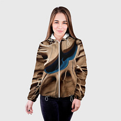 Куртка с капюшоном женская Сердце Дерева, цвет: 3D-белый — фото 2