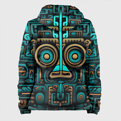Женская куртка Орнамент в ацтекском стиле / 3D-Черный – фото 2