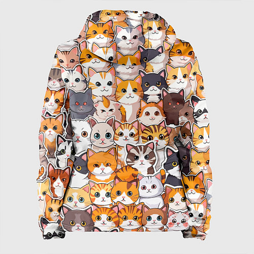 Женская куртка Очень много котиков / 3D-Черный – фото 2